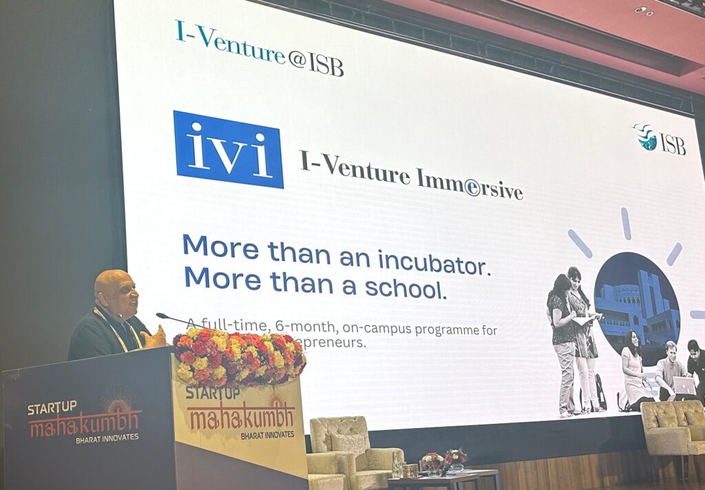 Indian School of Business Launches I-Venture Immersive (ivi) at the Startup Mahakumbh