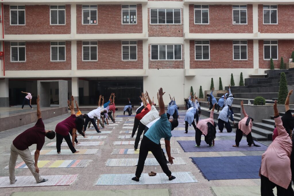 DPS RN Extension Celebrates International Day of Yoga with Enthusiasm