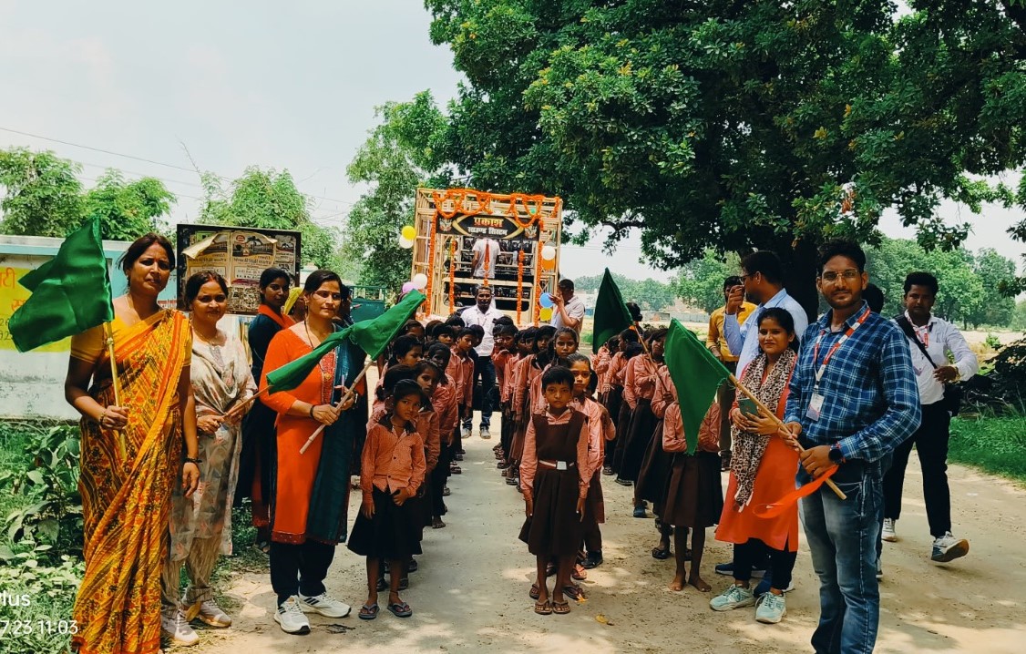 Educate Girls organises Shiksha Rath campaign to spread awareness about education at the grassroots level