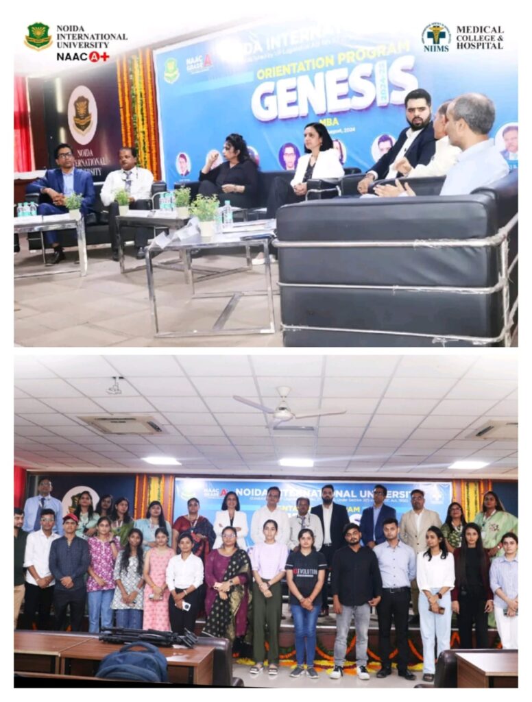 Noida International University Successfully Hosted Genesis 2024 MBA Orientation Program