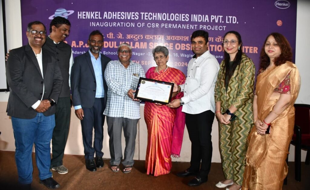 Henkel India sets up an Astronomy Lab in Thane school under its CSR plan for FY 2024-25