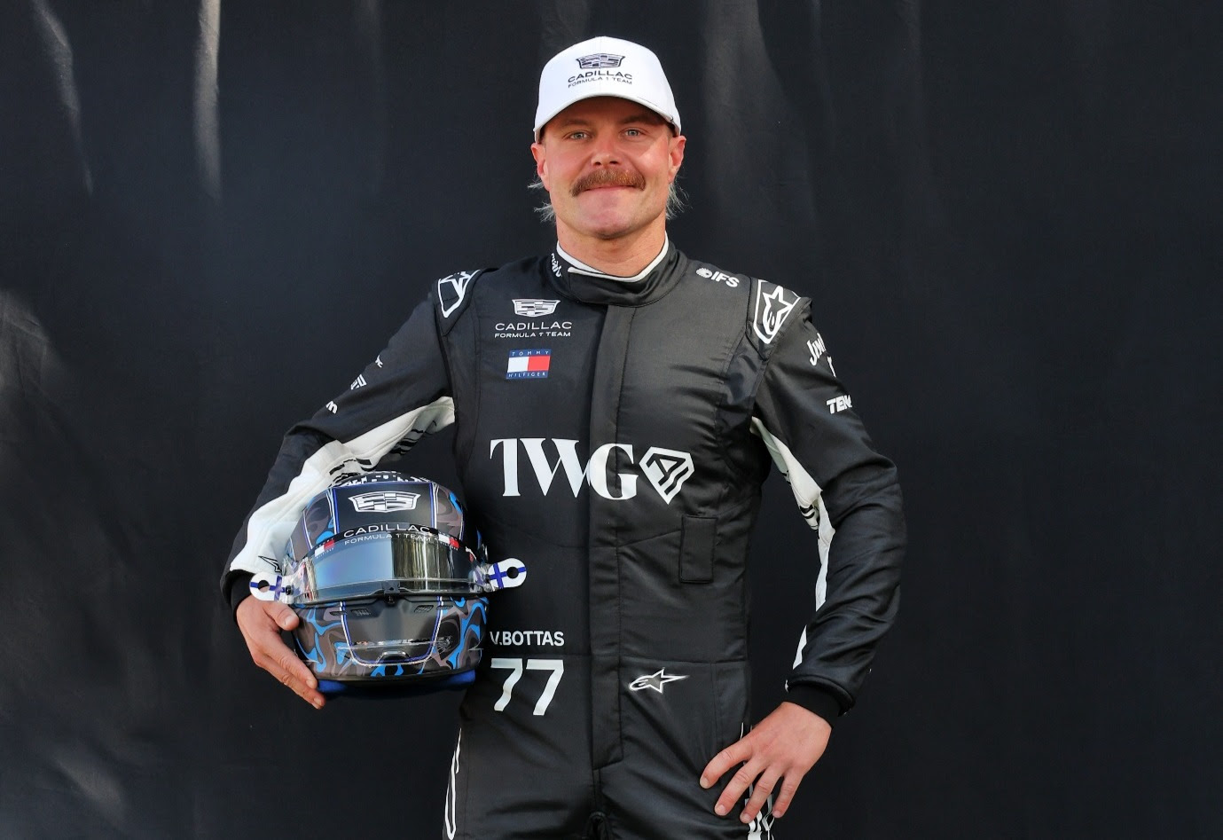 Valtteri Bottas First Ever Cadillac Race Used Helmet Auction