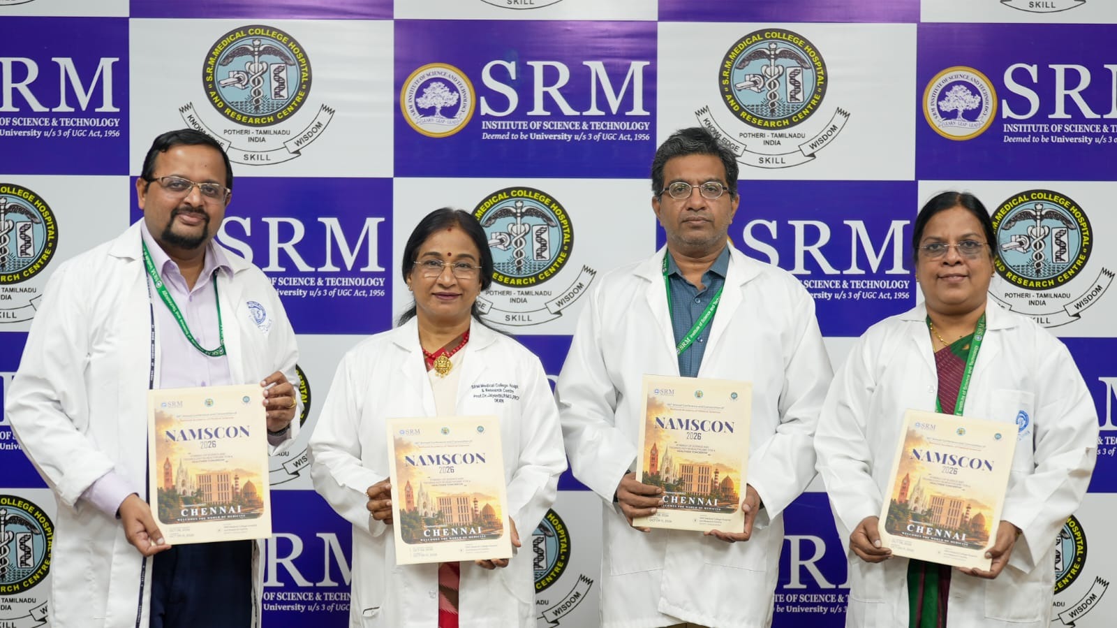 SRM Medical College to Host Prestigious NAMSCON 2026, the 66th Annual Conference and Convocation of NAMS