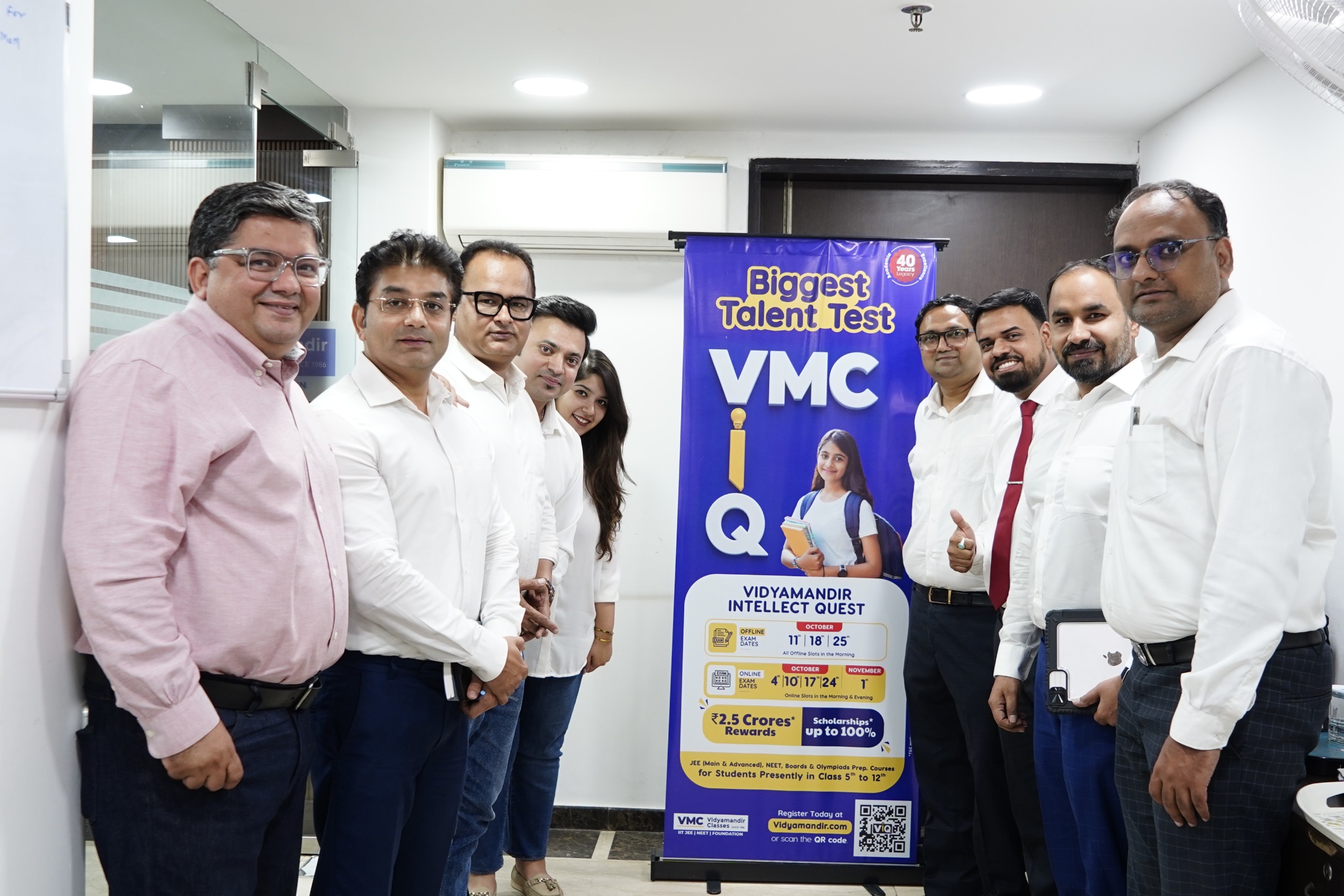 Vidyamandir Classes Launches VIQ 2026; Offers Scholarships up to 100%,Rs.2.5 Crore Rewards for Students of Classes 5–12